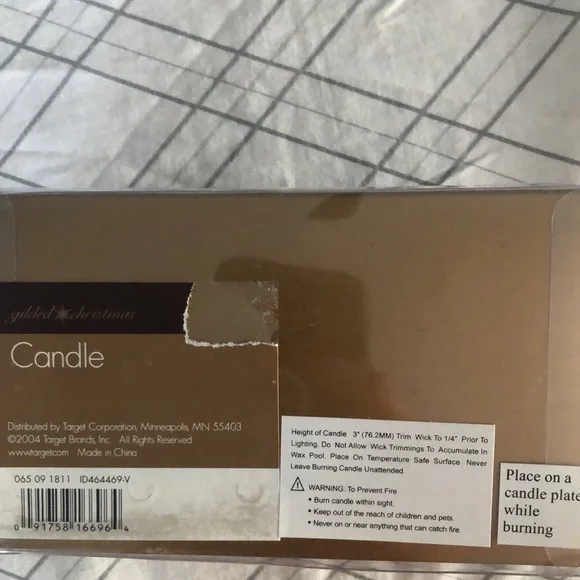 Target gilded Christmas candles angels - Picture 3 of 4
